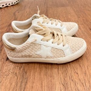 Vintage Havana Cream and White Women's Sneakers